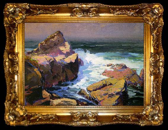 framed  Bischoff, Franz Monterey Coast, ta009-2